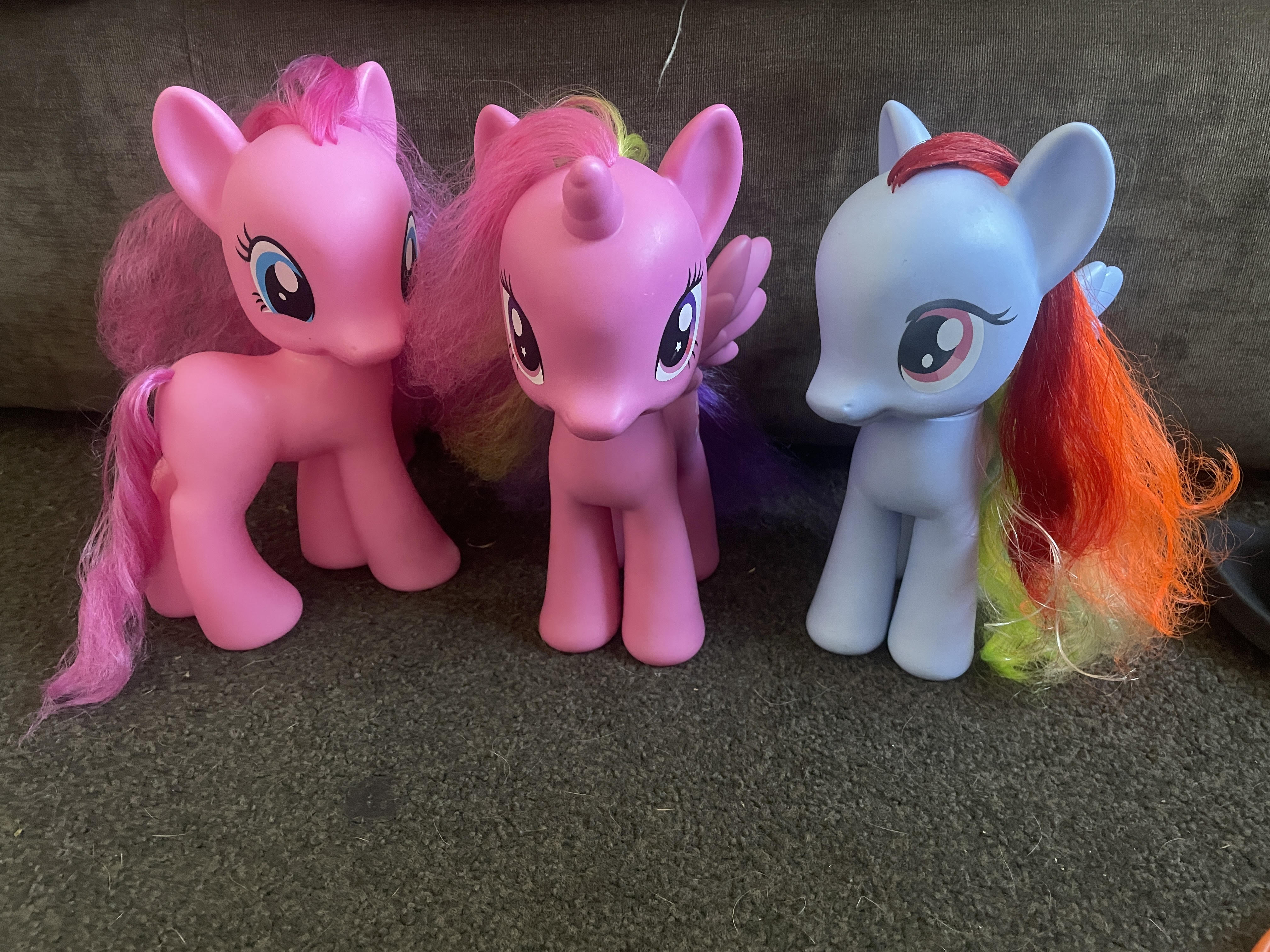 Three big my little ponies 