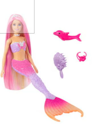 Barbie Malibu Mermaid Doll and Accessories