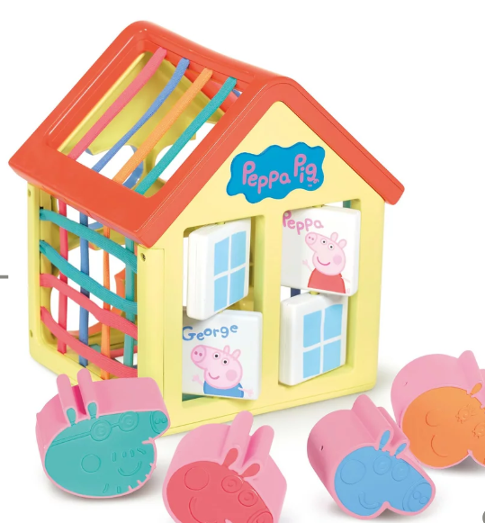 Peppa Pig shape sorter house