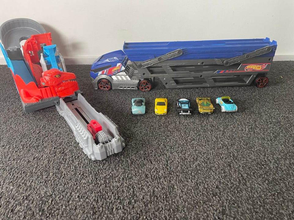 Hot Wheels Truck and Dragon Coaster